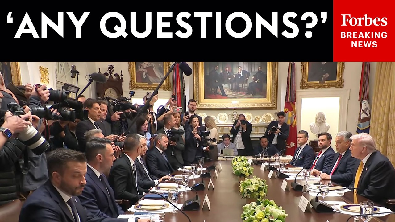 BREAKING NEWS: Trump & Viktor Orbán Takes Questions From Reporters At The White House