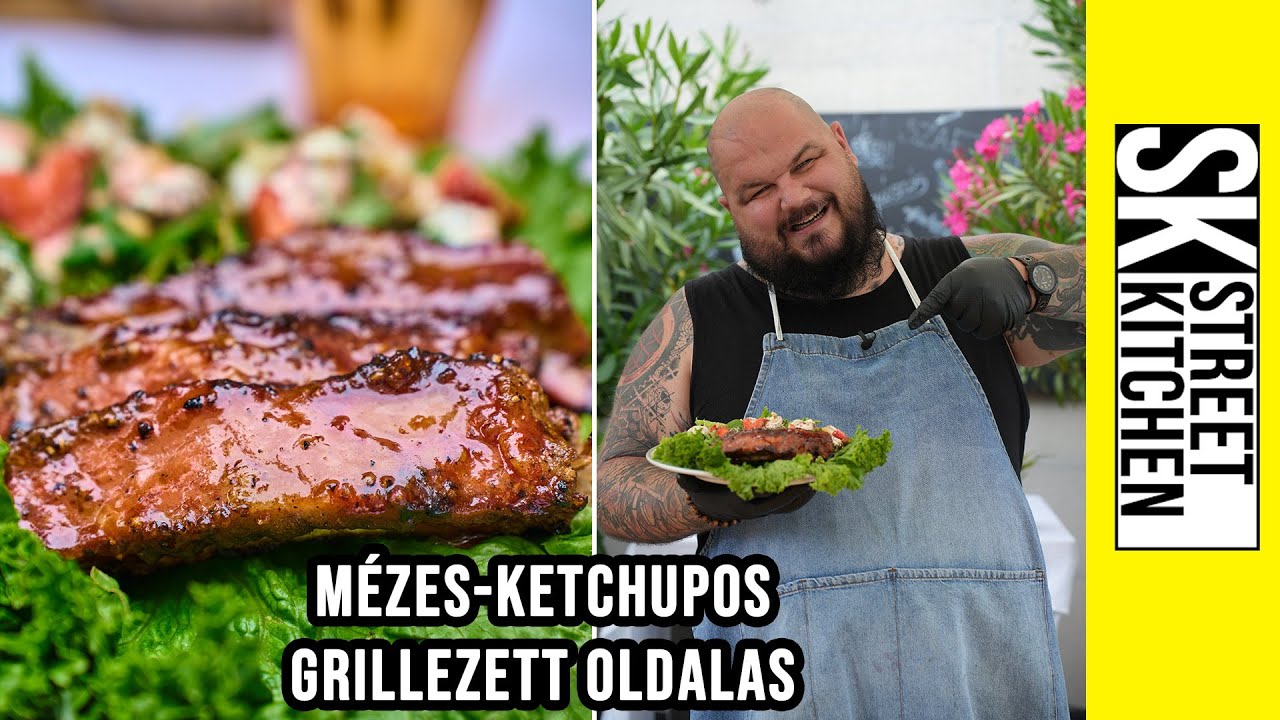 BRUTÁL JÓ💪 grillezett oldalas😋 BÜRGÉS TOMITÓL