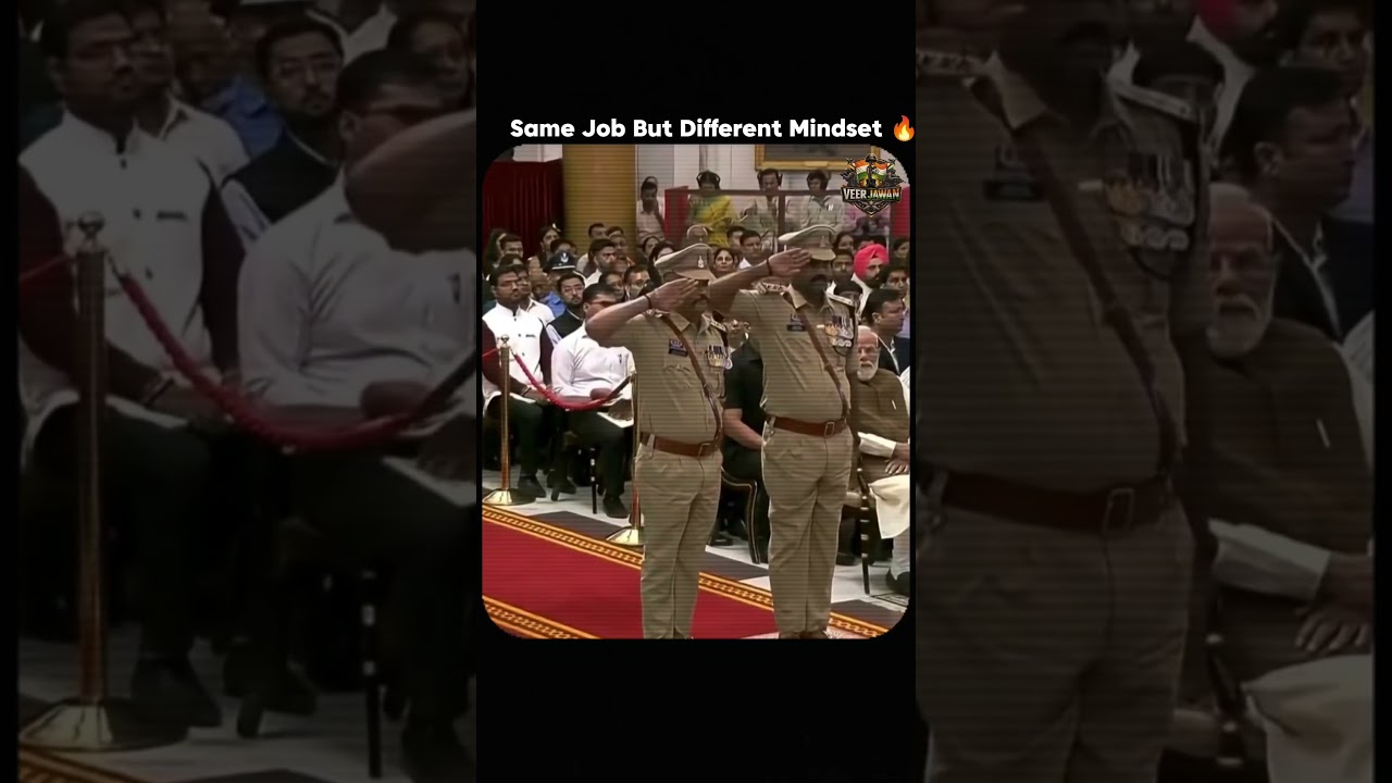 Same Job But Different Mindset 🔥 || Indian Police #army #shorts #ytshorts #shortsfeed #soldier