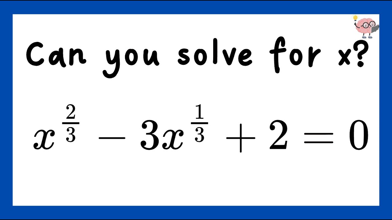 Solve for x - Super Equation