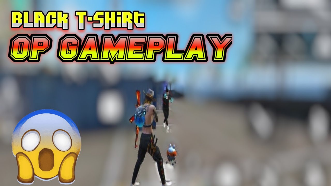 Free fire rank pushing opponent duo black t-shirts my gameplay @கருப்பு சட்ட😂😂😂  with funny op