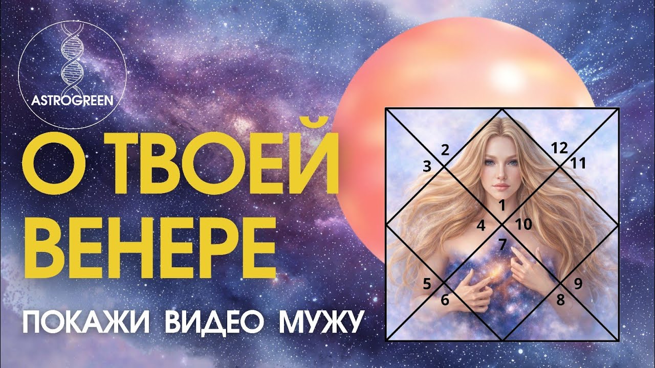 О твоей Венере. Покажи видео мужу. Анна Воробьёва | Астрогрин