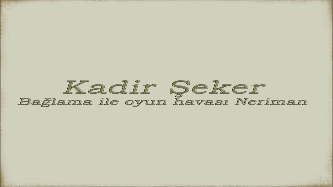 Kadir Şeker - Deli Lemi