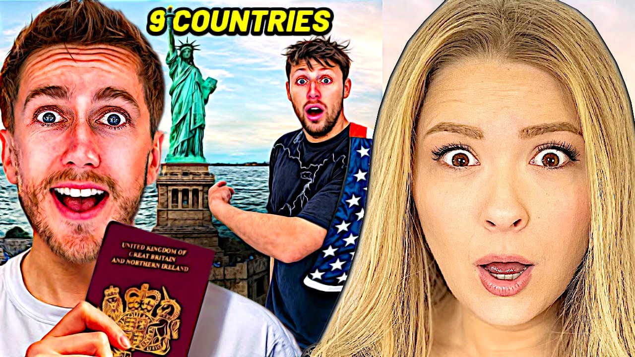 Americans React To SIDEMEN HOW MANY COUNTRIES CAN YOU VISIT IN 24 HOURS