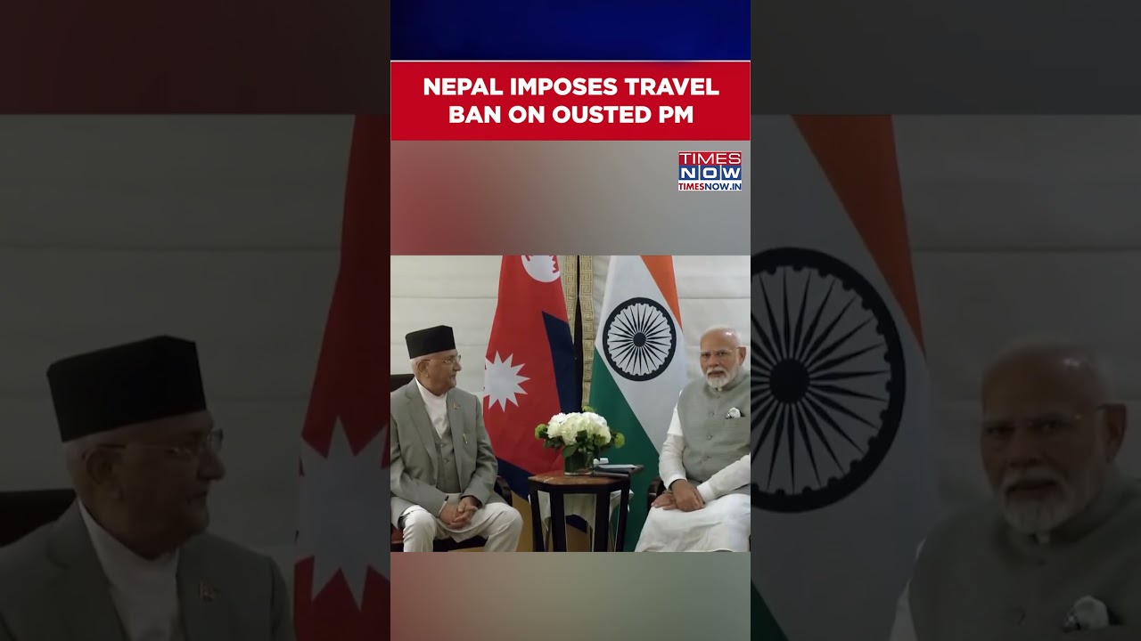 Nepal Imposes Travel Ban On Ex-PM KP Sharma Oli, Four Officials Amid Deadly Unrest Probe #Shorts