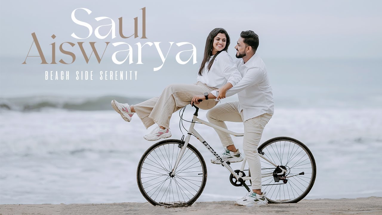 Seaside Serenity: Saul and Aiswarya's Dreamy Pre-Wedding Shoot