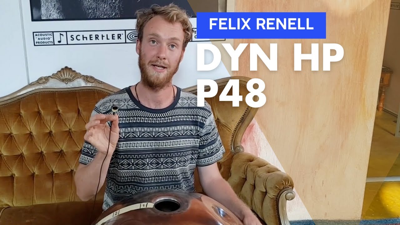 Felix Renell plays handpan with DYN HP P48