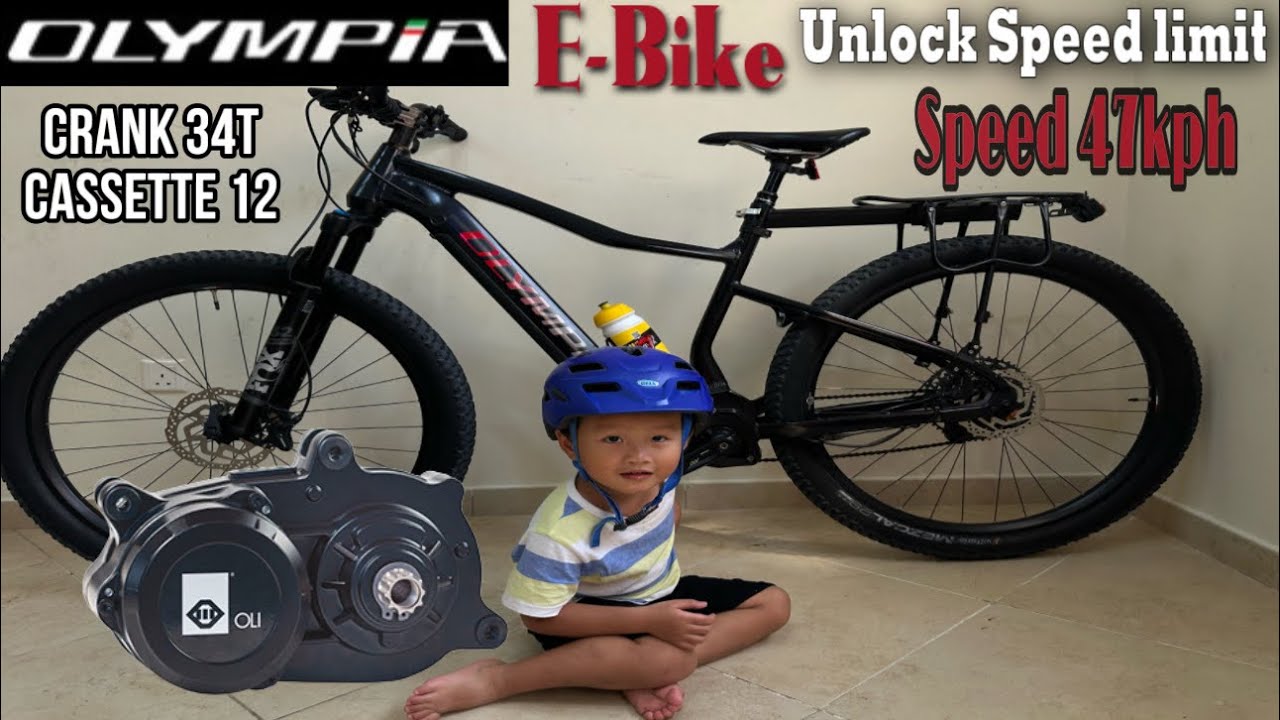 Unlock speed limit E-bike MTB tutorial&highlights #OliMotor #olympia #emtb Olympia performer 900