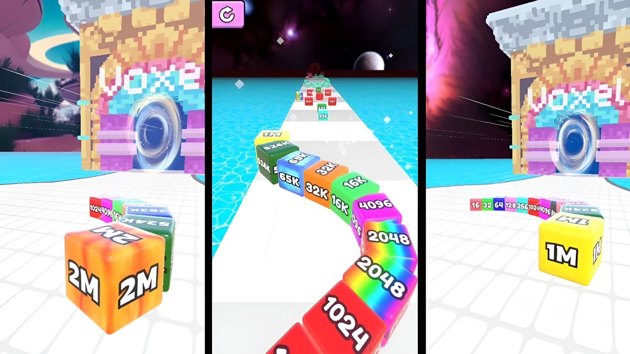 Jelly Tube Run 1M 2M 2048