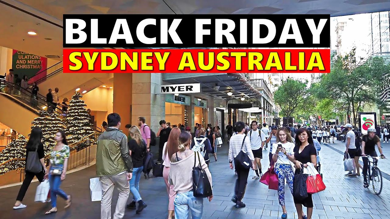 BLACK FRIDAY 2020 in SYDNEY Australia | Walking Around Sydney's Shopping Streets