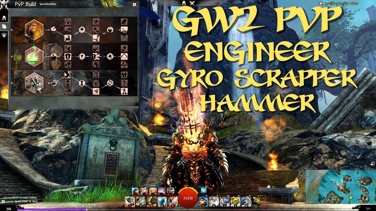 GW2 | Pvp Build | Engineer Gyro Scrapper Hammer | Ranked Arena