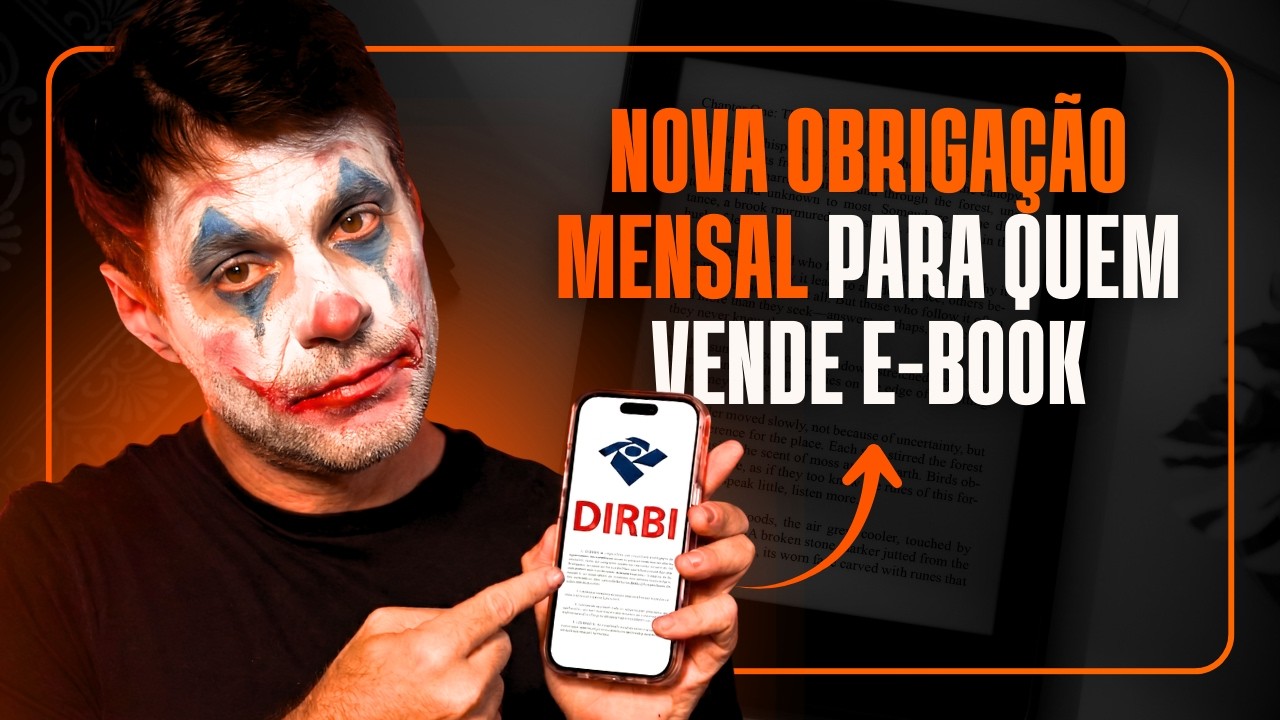 DIRBI: QUEM VENDE E-BOOK ENTROU NO RADAR DA RECEITA FEDERAL | NOVA DECLARAÇÃO