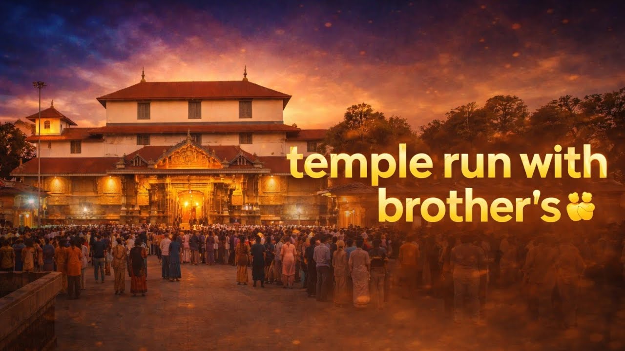 Temple run with brother's 🛕🫂