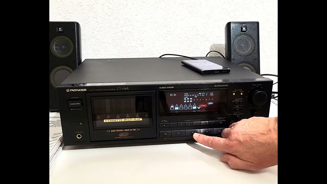  Pioneer CT-M6R   Muti- Cassette Changer  (  PLAY / REC  )