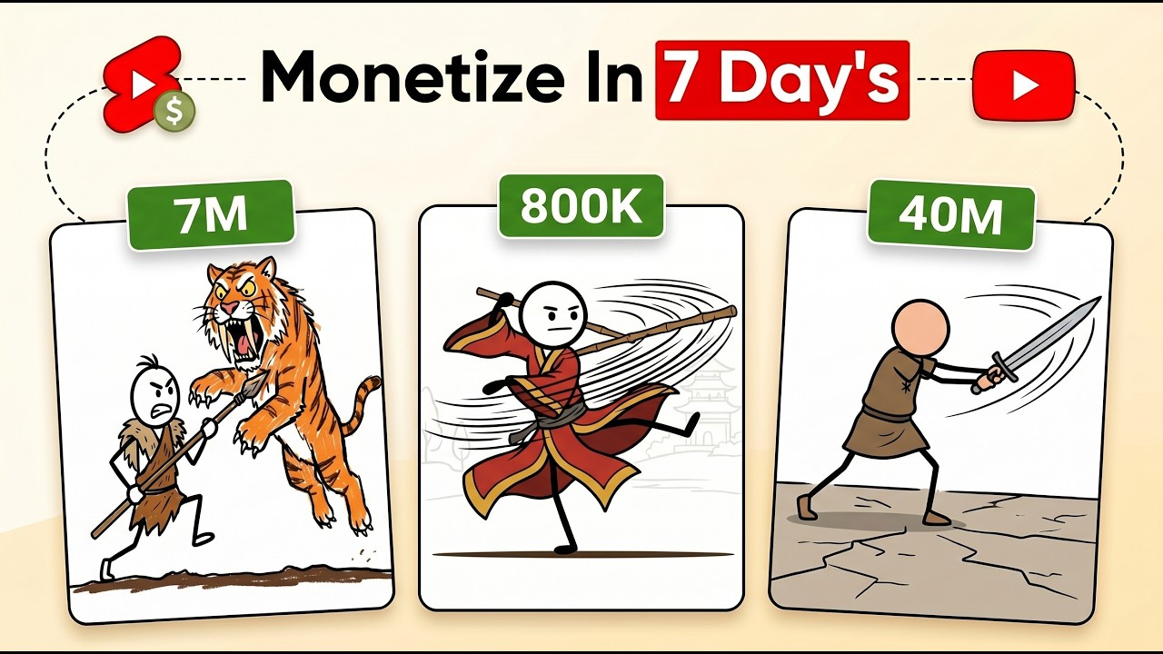 Make the Stickman Animation & Go Viral In Just 7 Day's