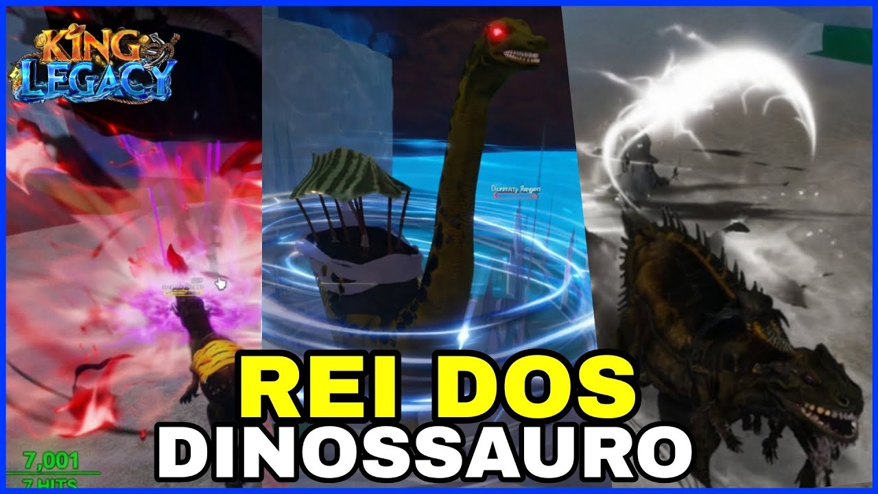 🚨 CORRE! SHOWCASE DO REVAMP DAS FRUTAS DINO - KING LEGACY 