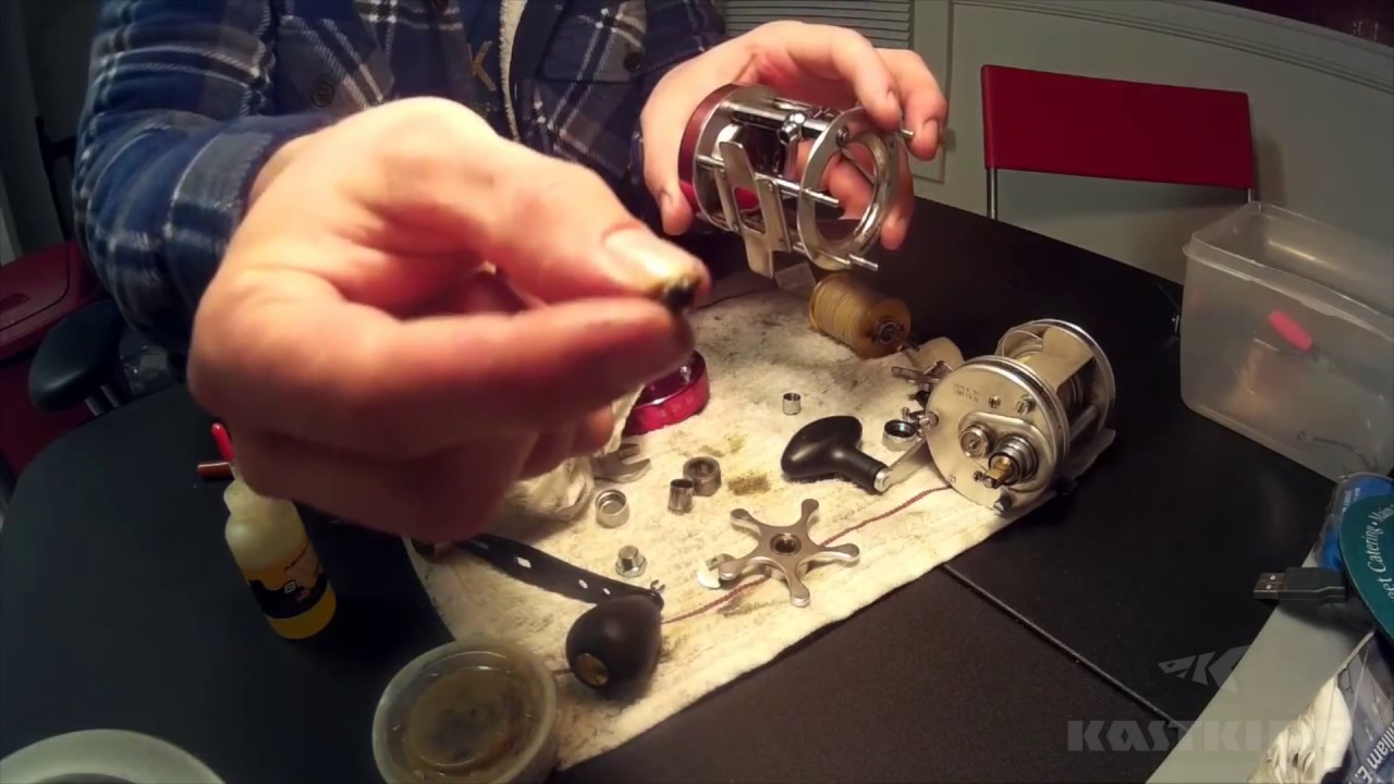 How to Service a KastKing Rover Conventional Reel- Tear Down and Service
