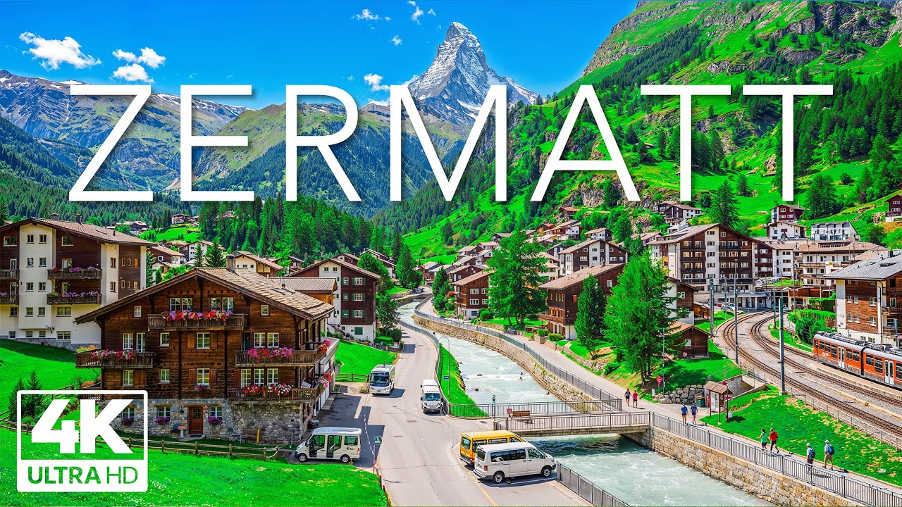Zermatt 4K | Eternal Light Over Iconic Peaks – Quiet Valleys, Open Horizons & Peace