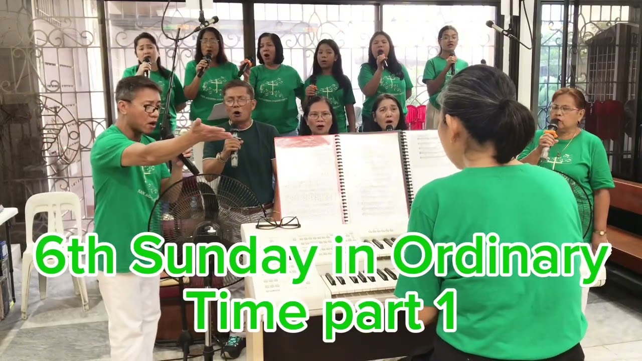 6th Sunday in Ordinary Time part 1 #sapccsfp #churchmusic #sacredmusic #choir #fyp 