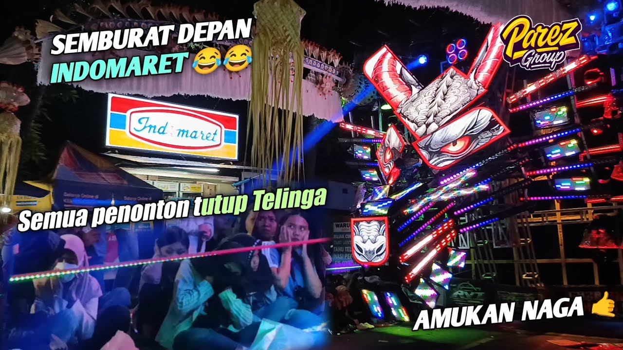 KEREN⁉️ SMJ Audio Kediri punya konsep naga ngamuk di depan Indomaret 😂