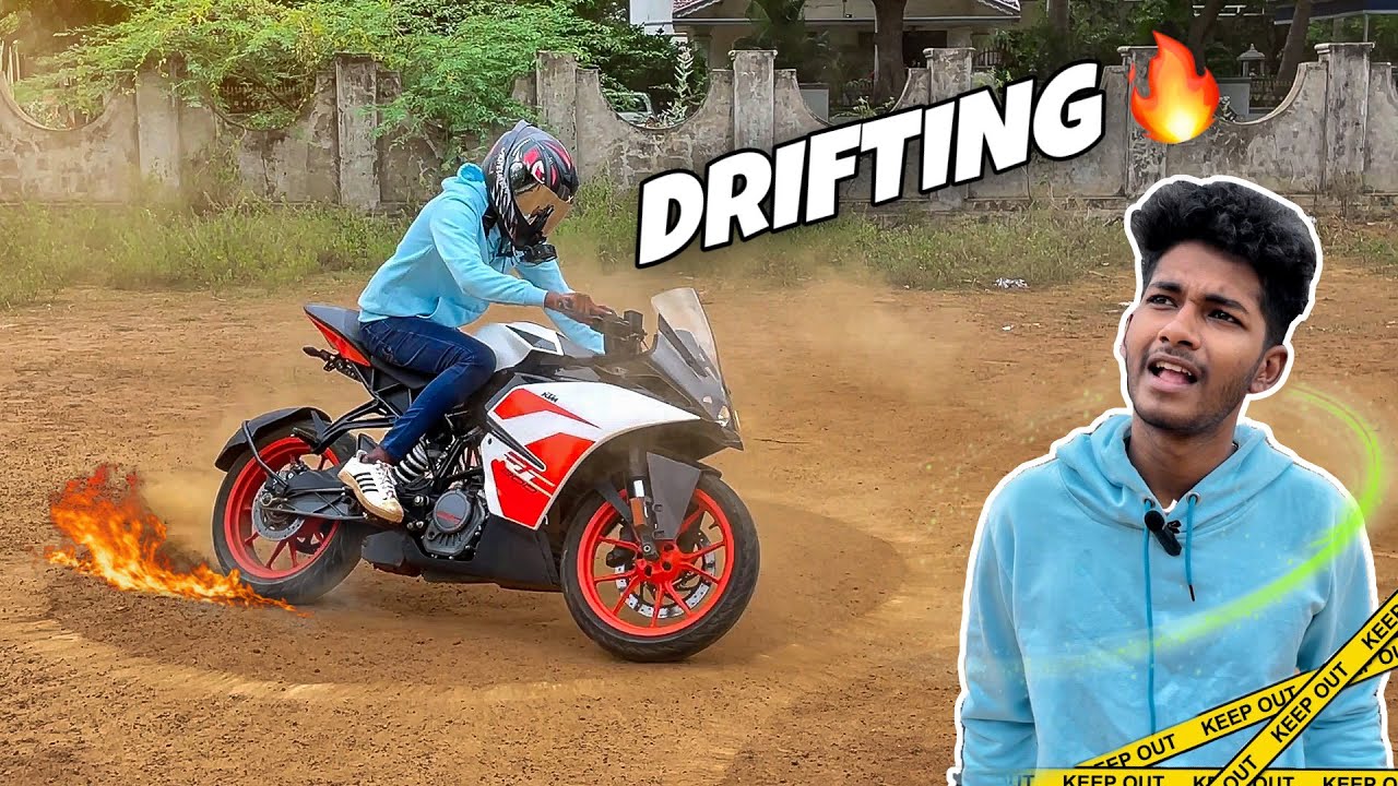 Drifting in KTM 🔥 | Rc200 | Finally my first stunt video💥😍
