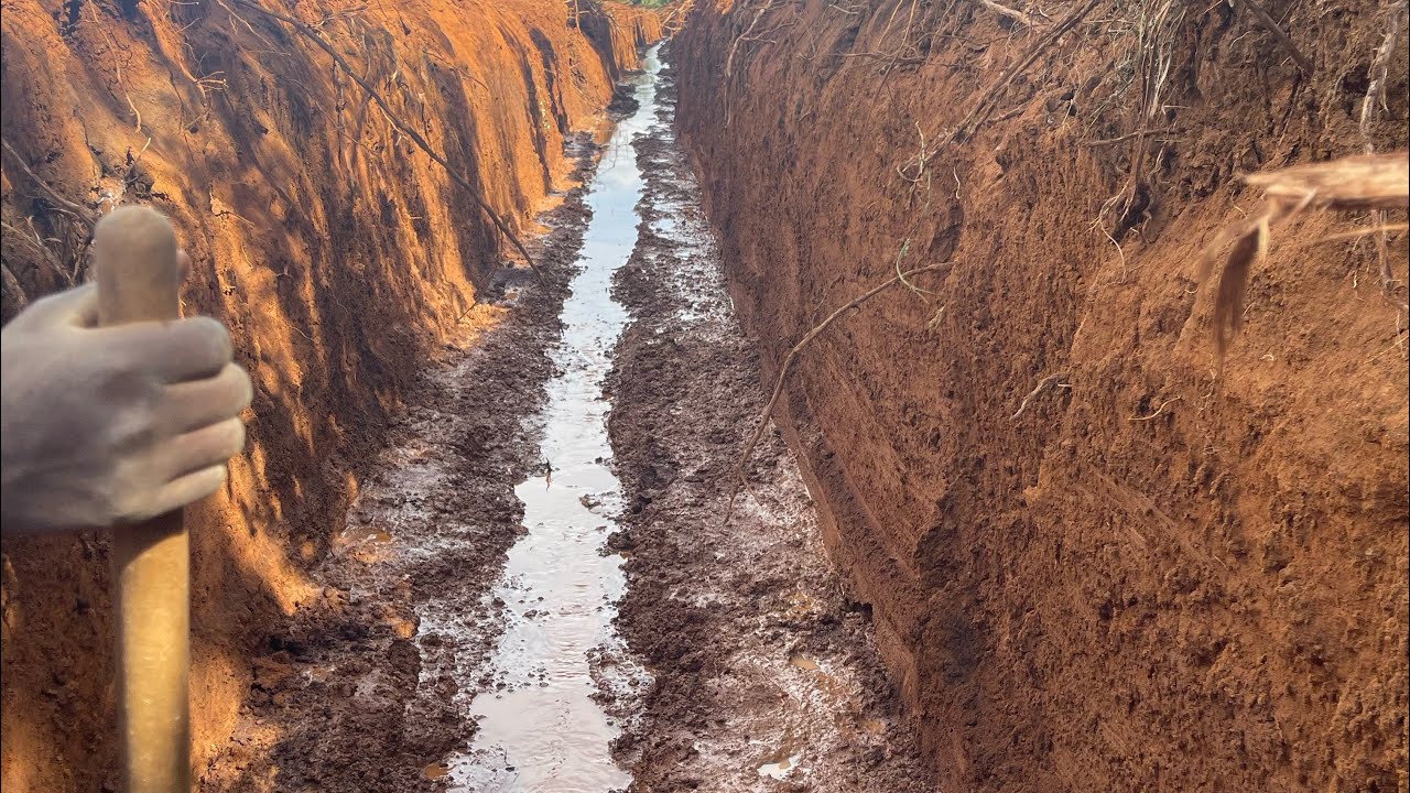 Morning in the village Africa