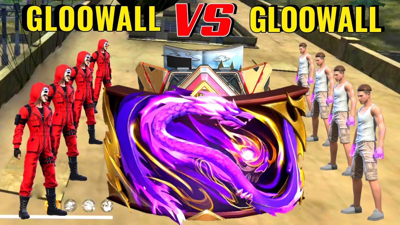 Gloowall vs Gloowall Skin Fight On Factory | Adam vs Criminal | Gloowall Skin Challenge | Free Fire