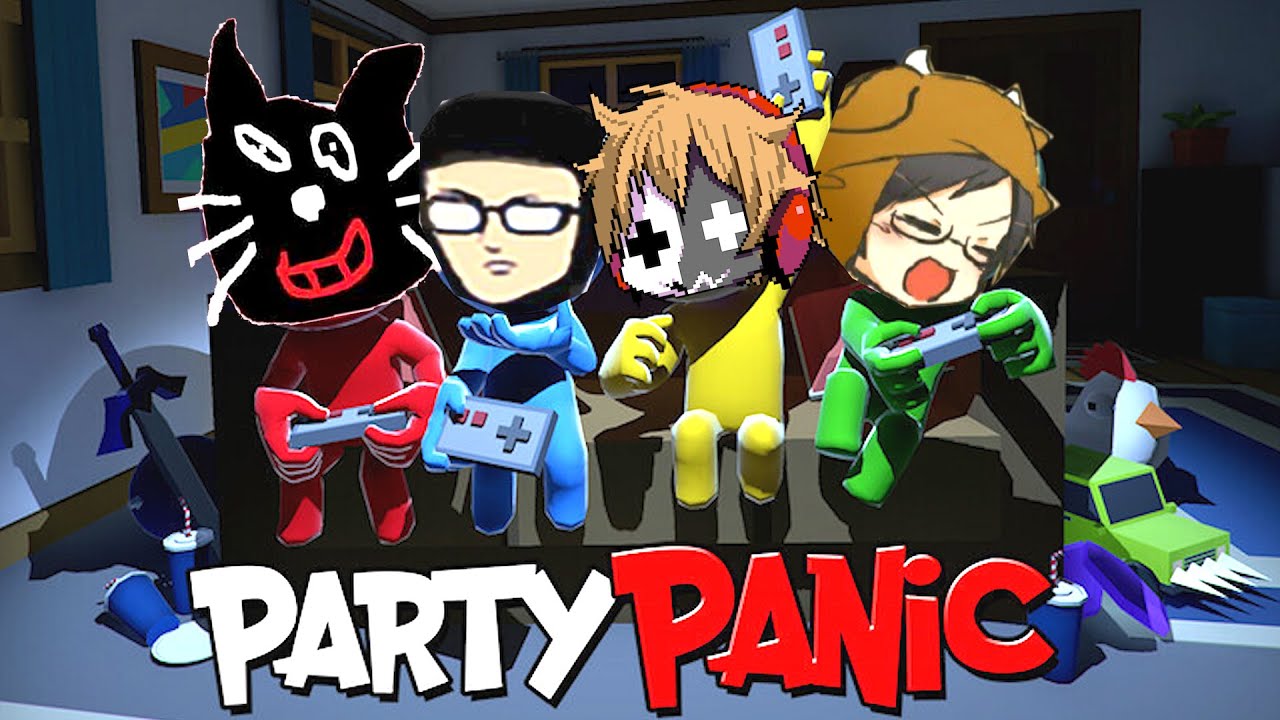 【4人実況】世界中で大人気のパーティーゲーム『 Party Panic 』