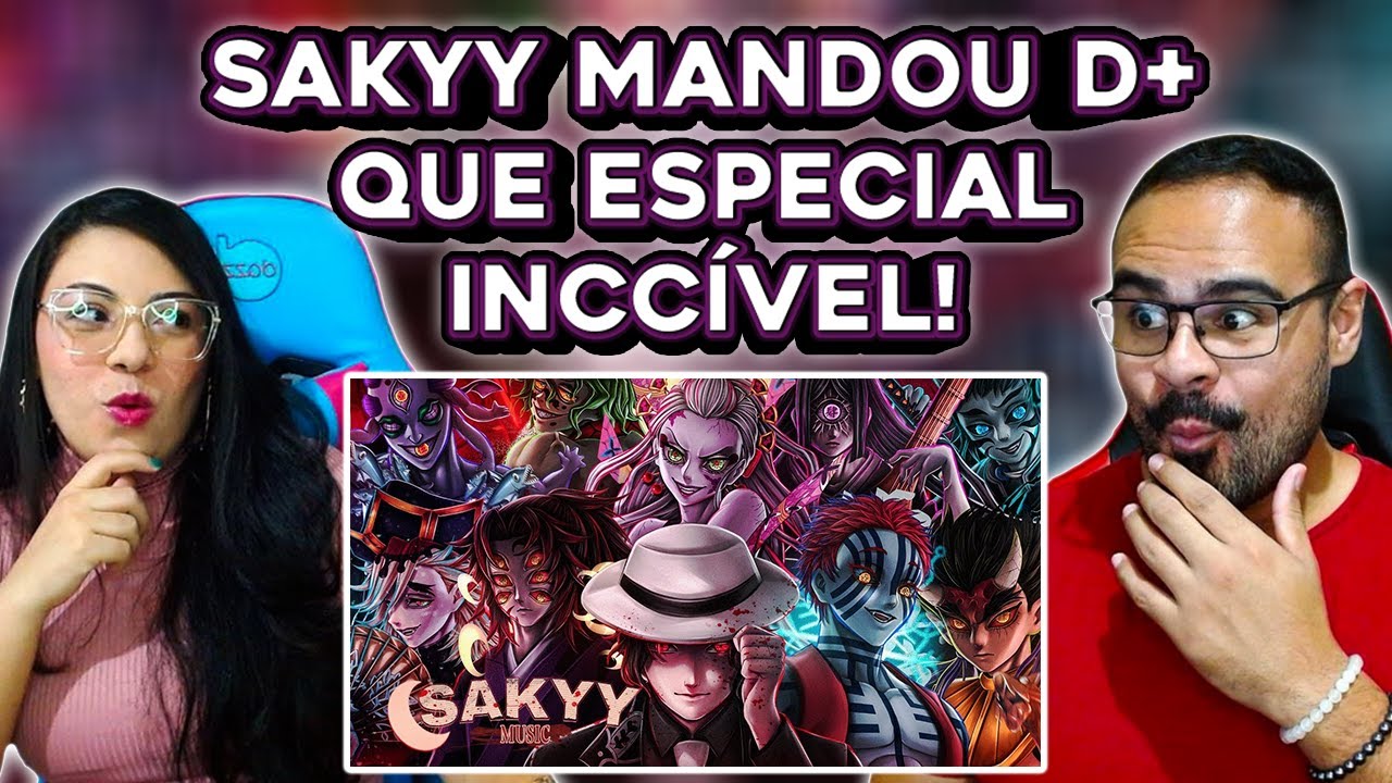 REACT SAKYY | ♪ Elite da Lua | Luas Superiores (Demon Slayer)