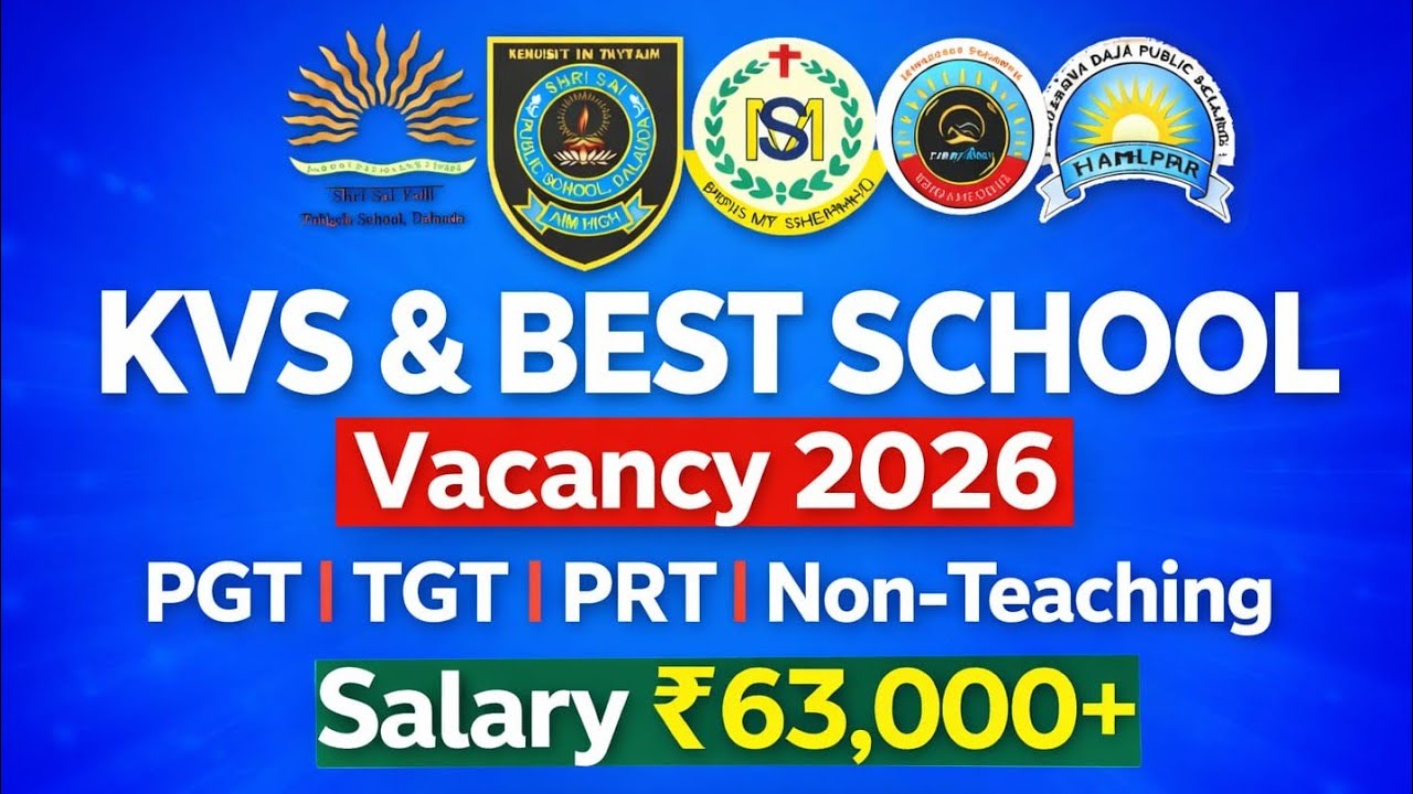 Big School Recruitment 2026 🔥 | Teaching & Non-Teaching Jobs | Salary Upto ₹70K | PGT TGT| Apply Now
