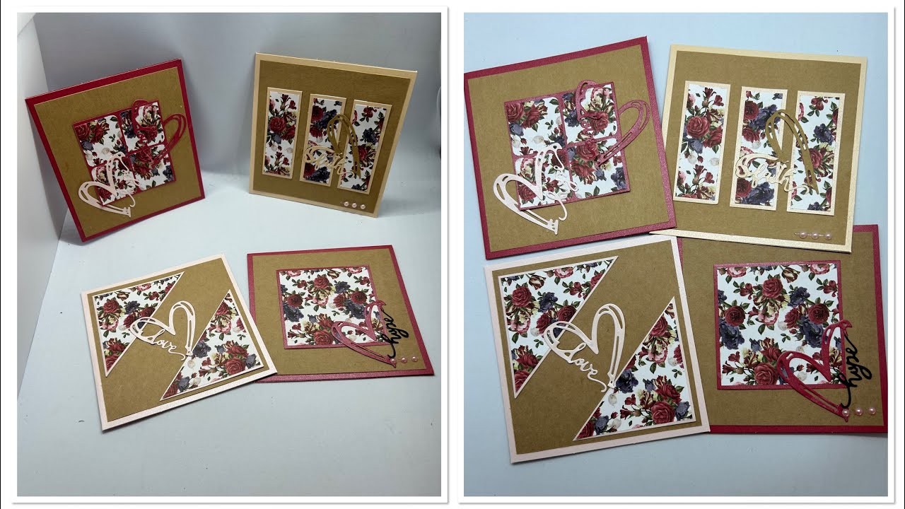 Tuto / astuce.. 1 feuille 15/15 = 4 cartes