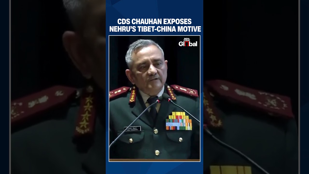 CDS General Anil Chauhan Reveals Jawaharlal Nehru&rsquo;s Motive Behind Recognising Tibet as China