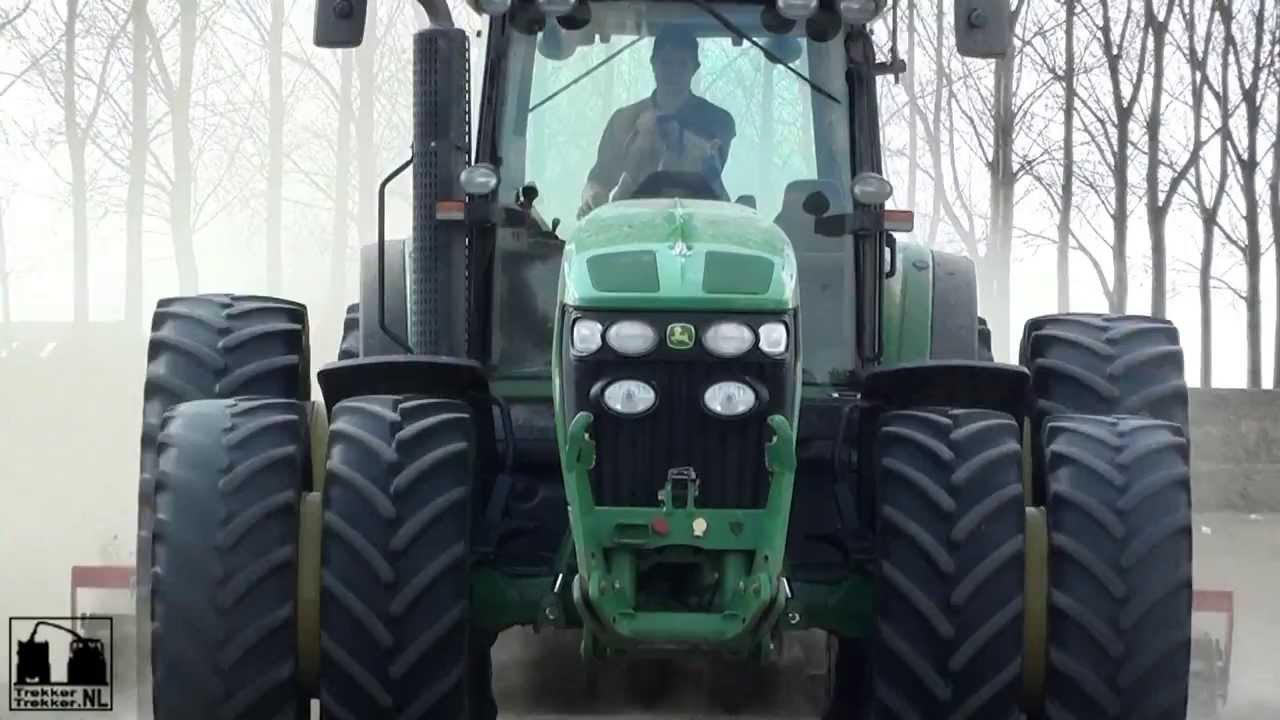 Seedbed preperation  with a John Deere 7730 + Steketee MaxiSprint 5.50 Meters