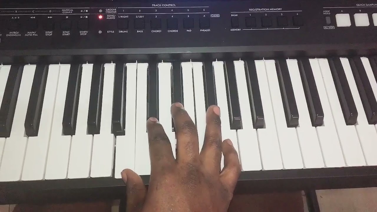 How to play “Kesho” by Bridget Blue on piano(easy)