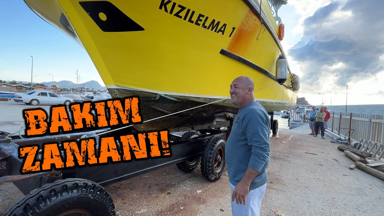 TEKNEMİZİ KARAYA ÇEKTİK !!! | KAYIKTA BAKIM ZAMANIII...