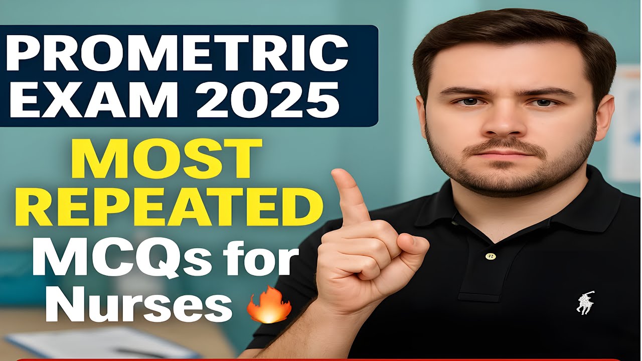 Prometric Exam 2025 – 50 Most Repeated MCQs for Nurses 📚🔥 | Pass in First Attempt!