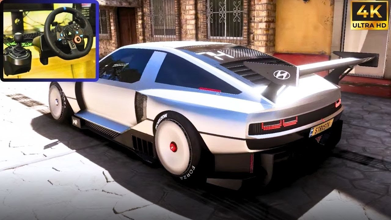 2022 Hyundai N Vision 74 | Forza Horizon 5 Drift & Speed Build | Steering Wheel Gameplay