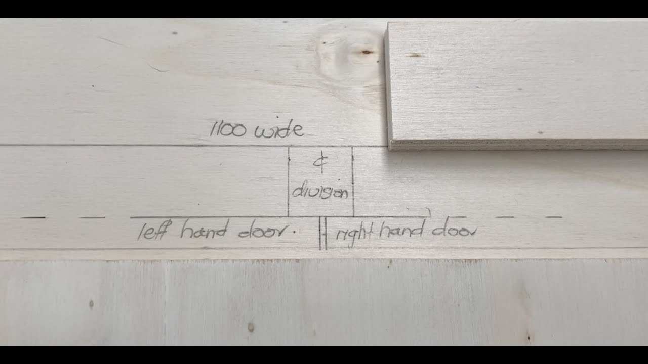 Full size cabinet layout method