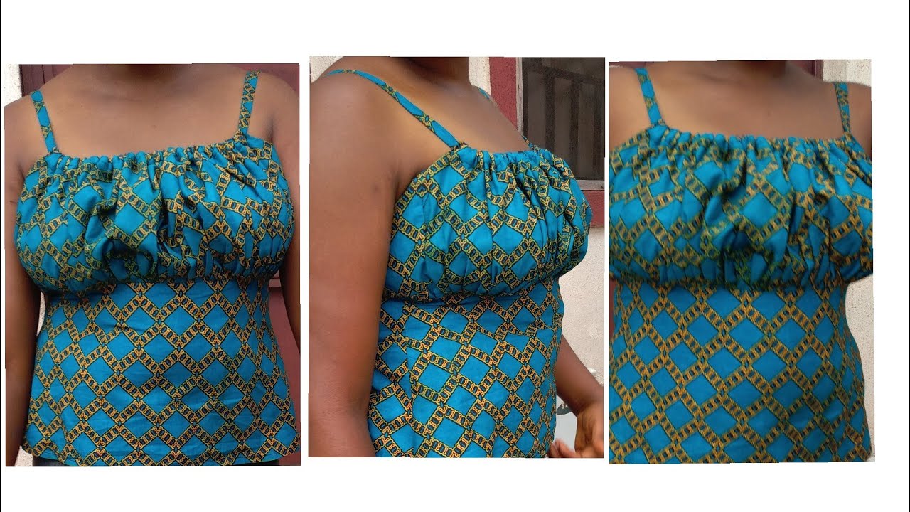 Simplest but fabulous summer top for evening outing (The needle woman)