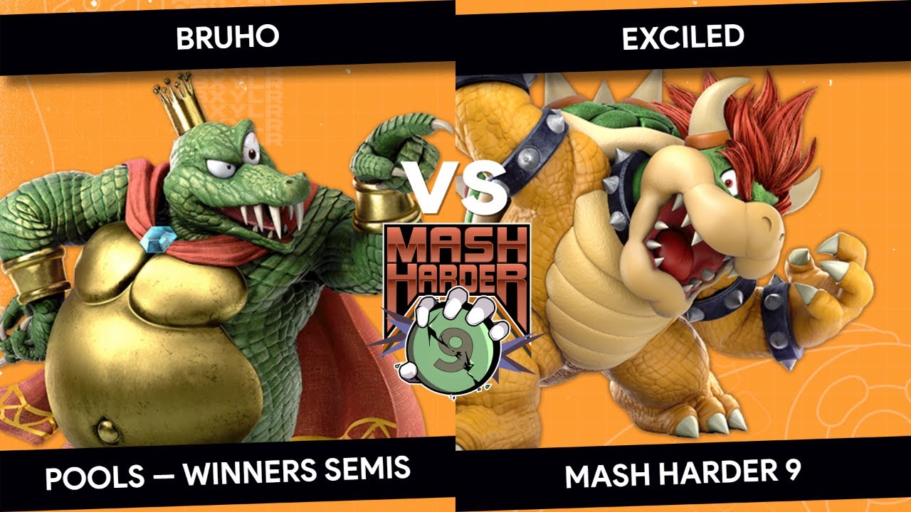 Mash Harder 9 - Bruho (King K Rool) vs Exciled (Bowser) - Pools Winners Semis