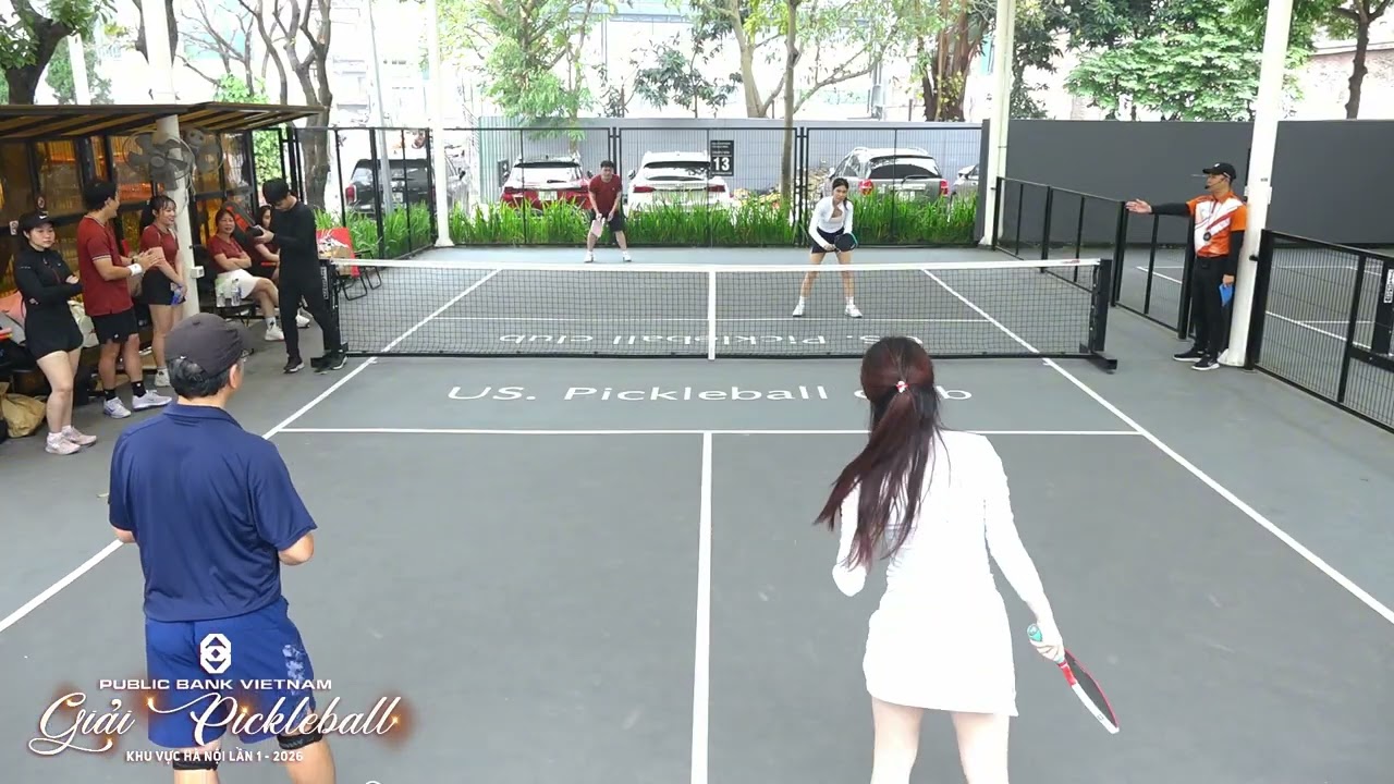 🎬ĐÔI NAM NỮ :  ANH - ANH -vs- TÙNG - CHI | Pickleball Public Bank Việt Nam KV HN lần I - 2026
