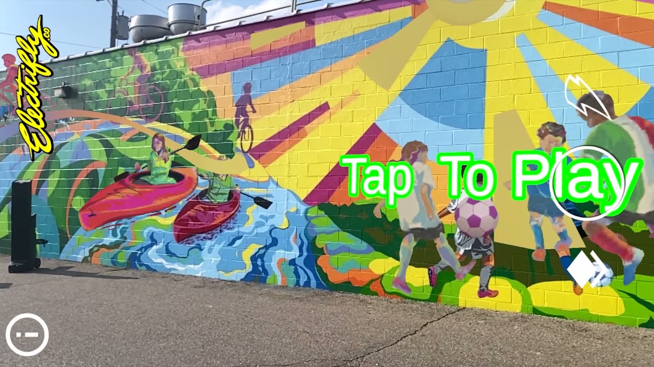 Trailblazer Augmented Reality Mural by Electrifly