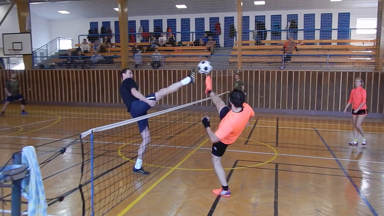 NOHEJBALOVÝ TURNAJ TROJIC VELKÉ PAVLOVICE - 24.2.2018 - Semifinále 1 - set 1 - část 2
