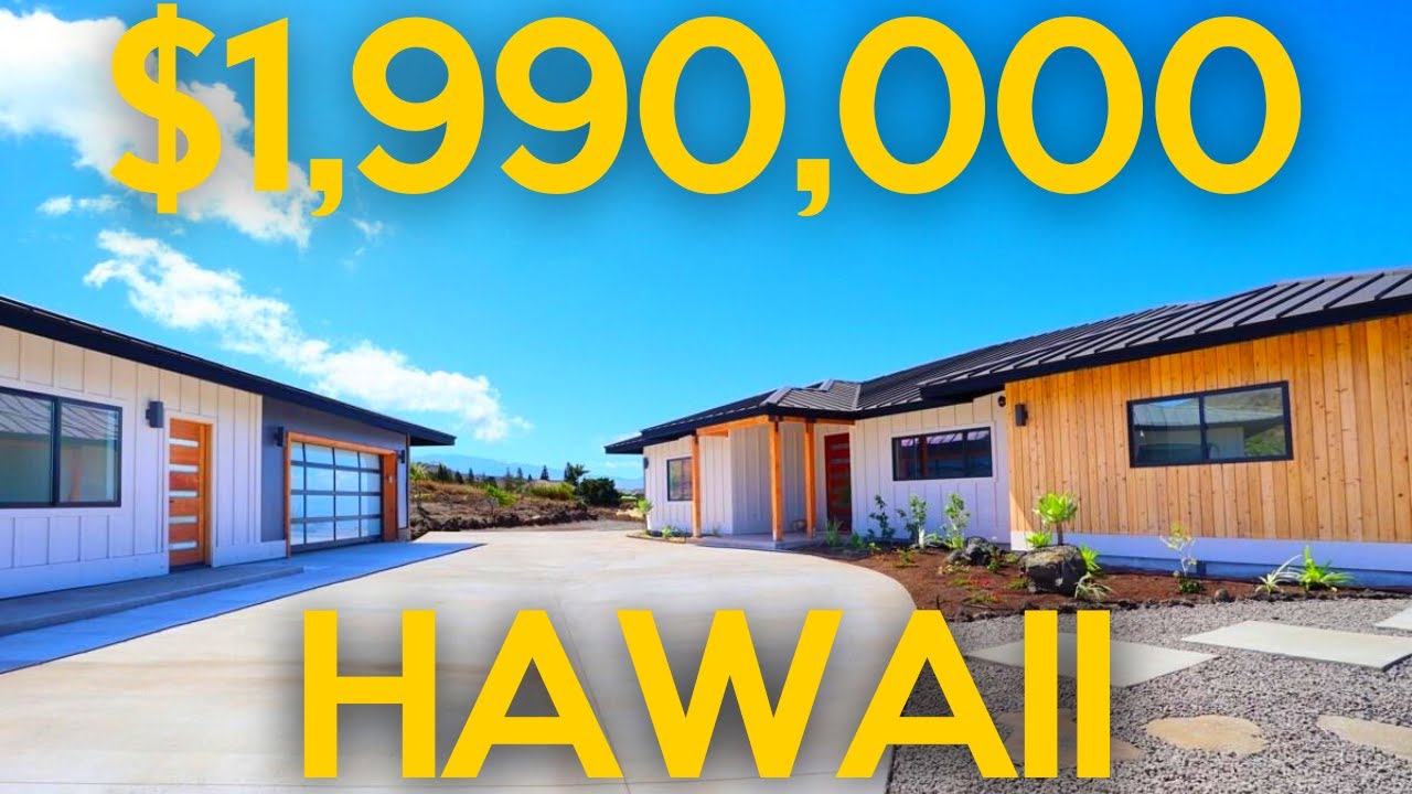 MODERN AND NEW Hawaii Real Estate with amazing Ocean Views