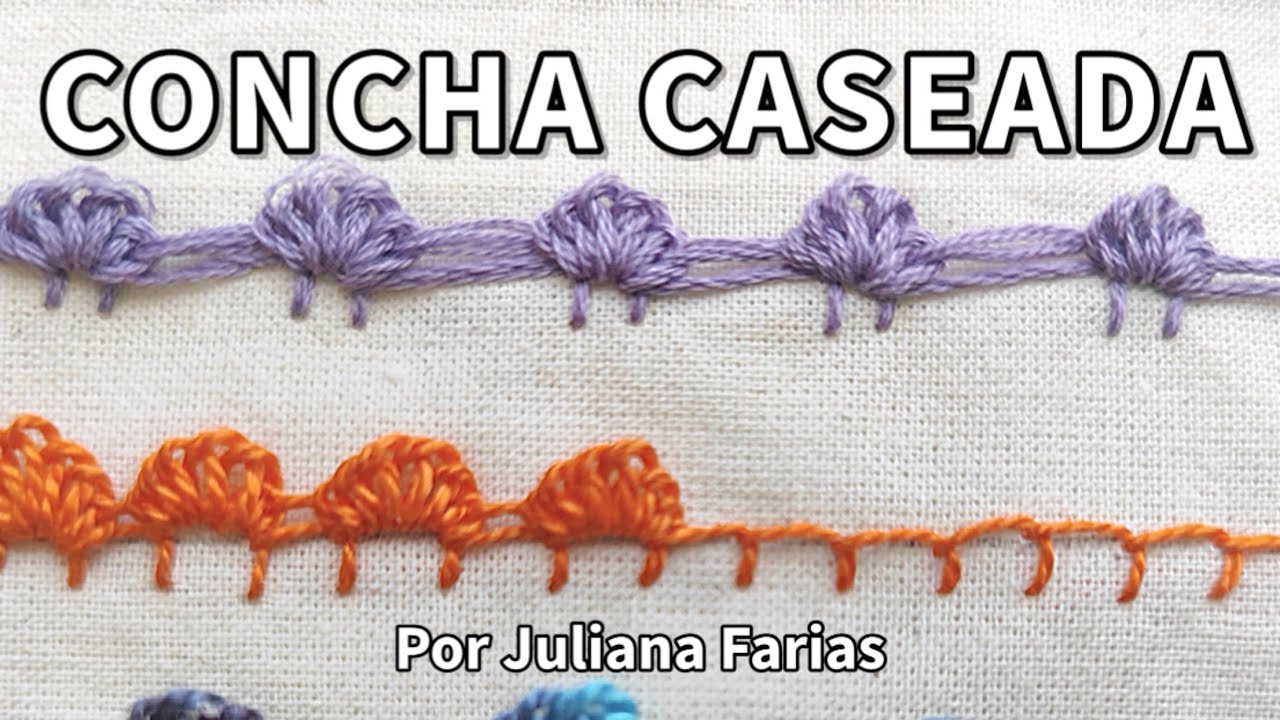 Bordar Ponto CONCHA CASEADA