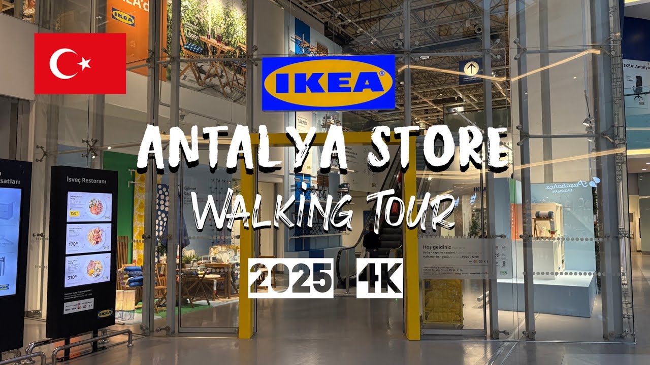 🇹🇷 IKEA Store Antalya , Walking Tour Jun 2025|4K