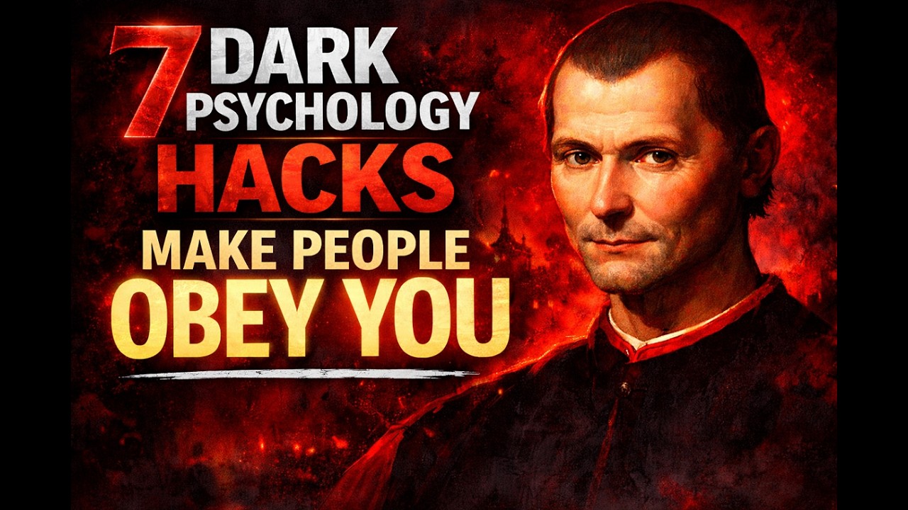 7 Dark Psychology Hacks That Make People Obey You Unconsciously 🚨
