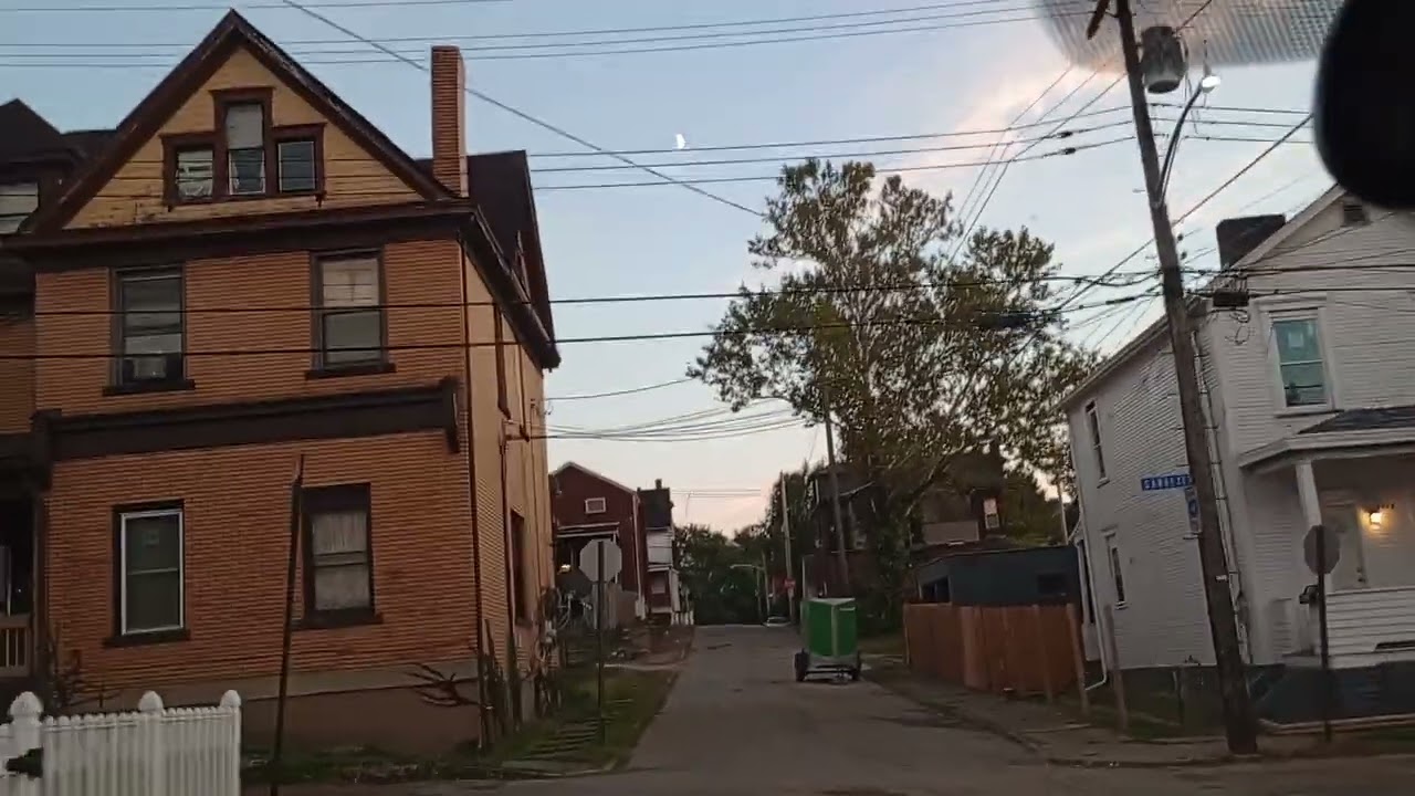 Friday Night Sunset over McKeesport Pa.