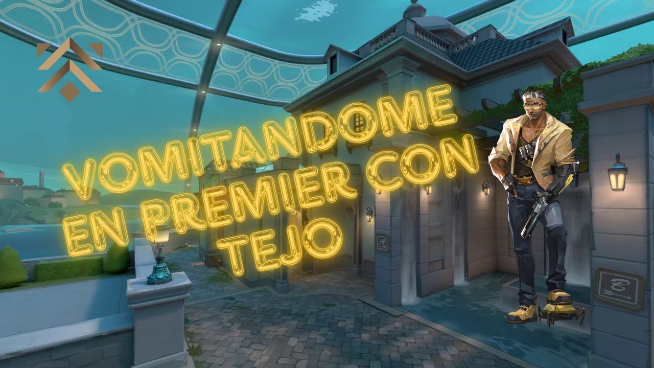 Vomitándome encima en la practica de premier con el tejo
