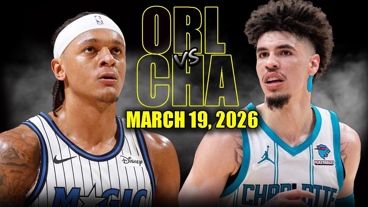 Orlando Magic vs Charlotte Hornets Full Game Highlights – March 19, 2026 | NBA Season